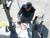 picture gas leak tightness test
