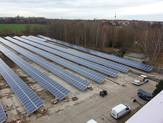 open air photovoltaic plant Holzhausen, Leipzig