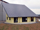 picture tracked photovoltaic plant